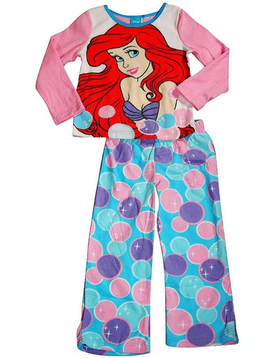 Disney Princess - Big Girls LS Fleece Pajamas