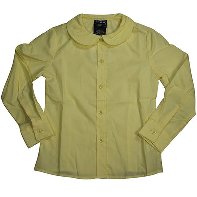 French Toast - Big Girls' Long Sleeve Peter Pan Blouse