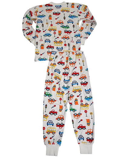 Sara's Prints - Little Boys' Long Sleeve Pajamas