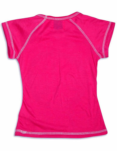 Purple Orchid - Little Girls' Short Sleeve Top