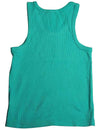 Silver Charm - Little Girls' Decorative Ribbed Tank