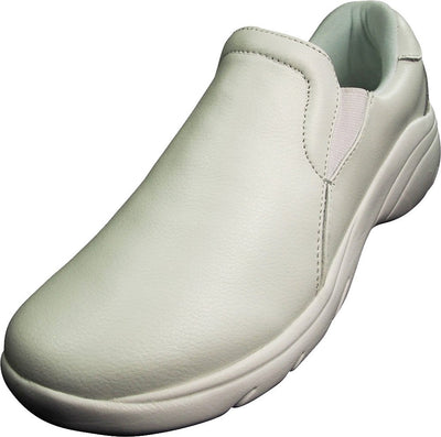 Natural Uniforms - Ladies, Womens Premium Leather Clogs - Medical, Dental, Nursing Shoes - Rubber Sole