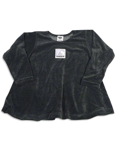 Mulberribush - Little Girls' Long Sleeve Velour Top