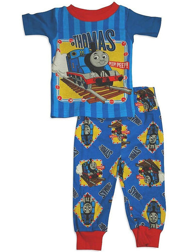 Thomas and Friends - Baby Boys Short Sleeve Thomas Pajamas