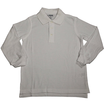 French Toast Boys Long Sleeve Pique Polo