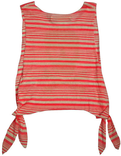 Vintage Havana Girls Side Tie Striped Tank