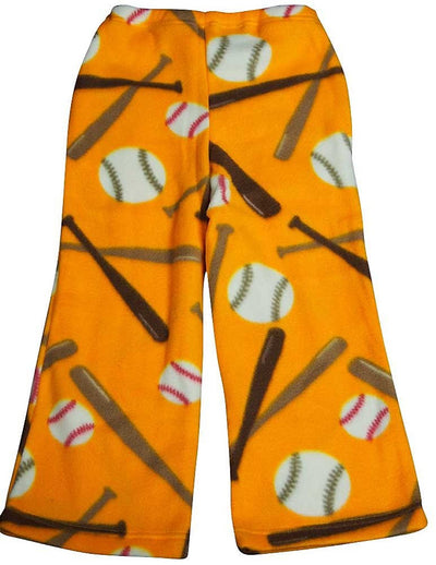 Grandma Pajama Pants - Big Boys Polar Fleece Baseball Pajama Pant