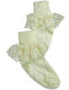 Christian Dior - Big Girls Lace Cuff Sock