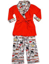 Bunz Kidz - Little Boys 3 Piece Robe and Pajama Set