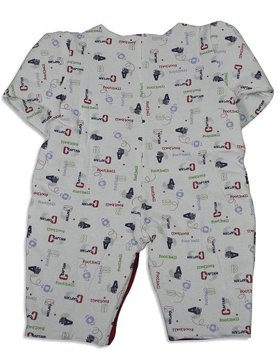 Snopea - Baby Boys Long Sleeve Football Coverall