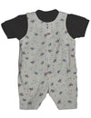 Snopea - Baby Boys Puffs In The Sky Shortall, White, Black 29677-18Months