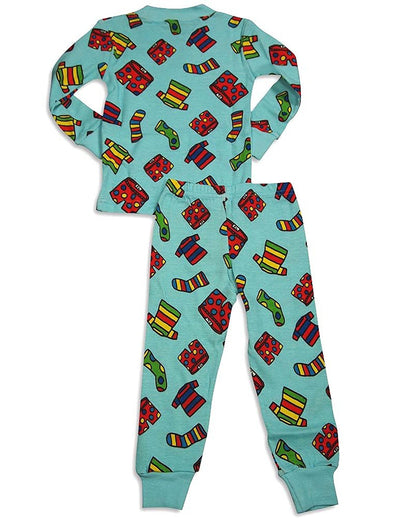 Planet Color - Baby Boys Long Sleeve Long John Pajamas