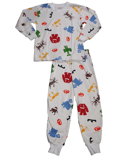 Sara's Prints - Little Boys Long Sleeve Pajamas