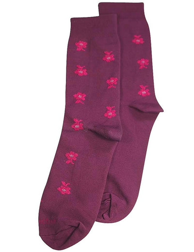 Tic Tac Toe Girls Flower Sock