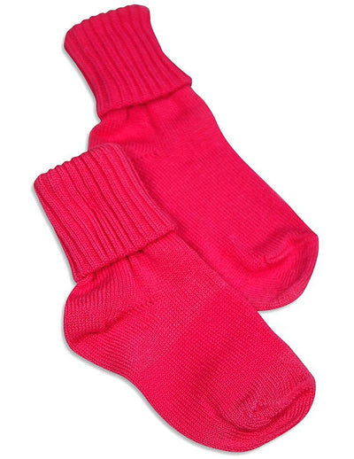 Tic Tac Toe - Little Girls' Triple Roll Socks