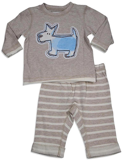 Pepper Toes - Baby Boys Long Sleeve Turtle Pant Set