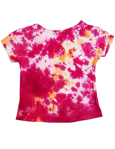 Silver Charm - Big Girls' Short Sleeve Tie Dye Top