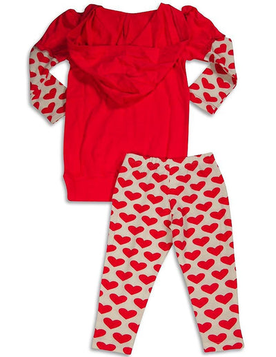 Lipstik - Little Girls Long Sleeve Pant Set Asst Fabrics