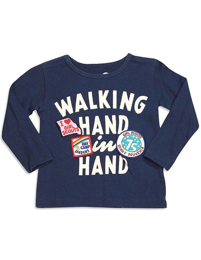 Dinky Souvenir - Little Girls Long Sleeve Top