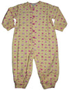 New Potatoes - Baby Girls Long Sleeve Cotton Coverall - 9 Fun Patterns - 30 Day Guarantee