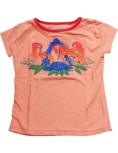 Gold Rush Outfitters - Little Girls Cap Sleeve T-Shirt