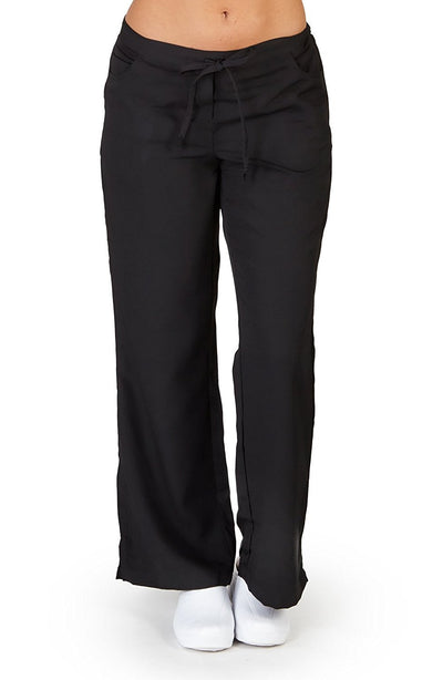 UltraSoft Premium Medical Scrub Pants for Women - Drawstring 5 Pocket Boot Leg - JUNIOR FIT