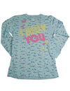 Junk Food - Big Girls' Long Sleeve Floral Thermal with Tweety Bird Tee Shirt