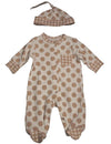 Offspring - Baby Boys Long Sleeve Coverall and Hat