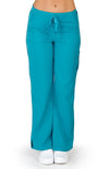 UltraSoft Premium Medical Scrub Pants for Women - Cargo Pocket - JUNIOR FIT