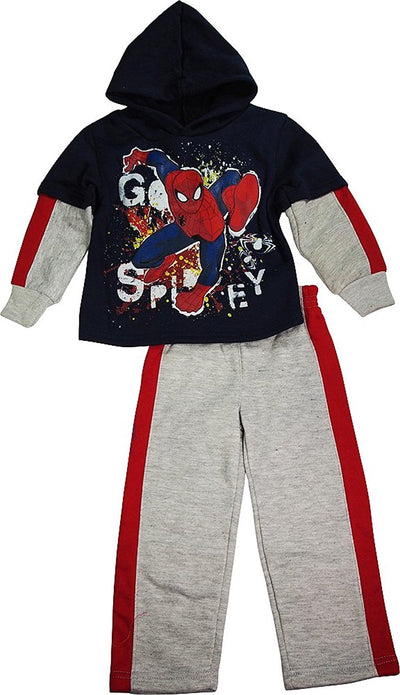 Fishman & Tobin - Little Boys' Long Sleeve License Character Jog Suit Set