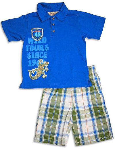 Kids Headquarters - Little Boys Short Sleeve Short Set