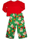 Elf on the Shelf - Little Boys Long Sleeve Fleece Elf Holiday Pajamas