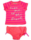 Osh Kosh B'gosh - Baby Girls 2 Piece Rashguard Swimsuit Set