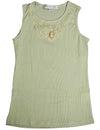 Monkey Wear - Big Girls' Decorative Ribbed Tank