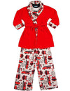 Bunz Kidz - Little Boys 3 Piece Robe and Pajama Set