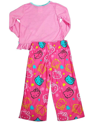 Hello Kitty - Big Girls Long Sleeve Hello Kitty Pajamas