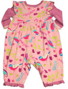 Baby Lulu - Baby Girls Long Sleeve Bella Birdie Romper