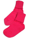 Tic Tac Toe - Little Girls' Triple Roll Socks