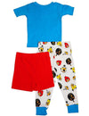 Toy Story - Little Boys 3 Pc Short Sleeve Toy Story Pajamas