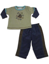 Mis Tee V-Us - Baby Boys Long Sleeve Pant Set