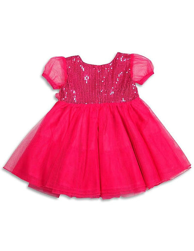 Lipstik Girls - Baby Girls Short Sleeve Party Dress