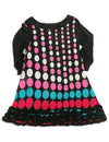 Lipstik Little Girls' - Little Girls' Long Sleeve Polka Dot Dress