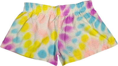 Flowers by Zoe - Little Girls Tie Dye Mesh Short