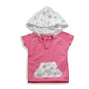 Dinky Souvenir by Gold Rush Outfitters - Little Girls Cap Sleeve Hoodie T-Shirt