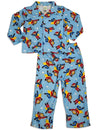 Little Me Baby-boys Long Sleeve Plaid Pajamas