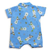 Pepper Toes by Baby Lulu - Baby Boys Short Sleeve Snowman Romper