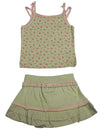 Mishmish - Baby Girls Floral Skort Set