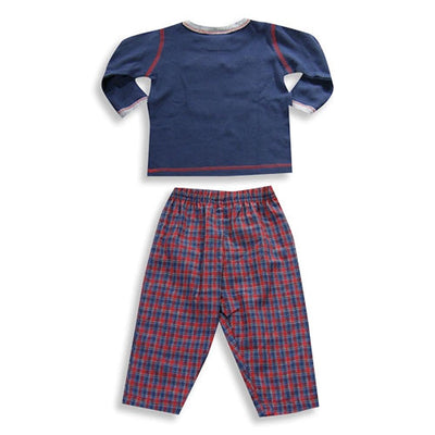 Mis Tee V-Us - Baby Boys Long Sleeve Pant Set