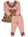 Lipstik Little Girls - Little Girls Long Sleeve Pant Set