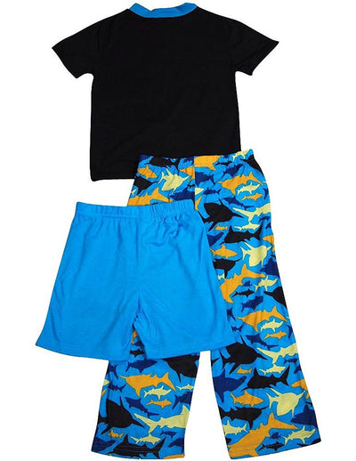 Komar Kids - Little Boys 3 Pc Short Sleeve Pajama Set